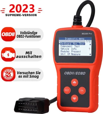 Produktbild von Profi OBD2 Diagnosegerät Tool Codeleser Auto KFZ Scanner Fehlerauslesegerät 2023