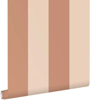 Immagine prodotto di ESTAhome carta da parati strisce beige e terracotta 50 x 900 cm