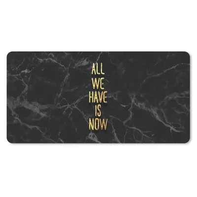 Produktbild von MuchoWow® Mauspad Mousepad Zitate - Sprichwörter - Gold - Marmor 60x30 cm - Mousepads - Maus Mat - Pad - Mausunterlage - Nachhaltig