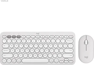 Immagine prodotto di LOGITECH Logitech 920-012240 tastiera Mouse incluso Universale RF Wireless + Bluetooth QWERTY US International White