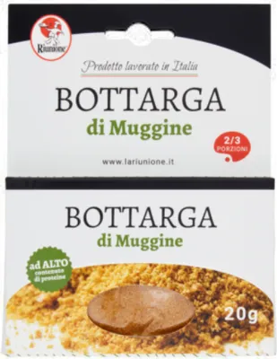 Produktbild von Getrockneter Seelachsrogen Bottarga di Muggine 20g - Riunione