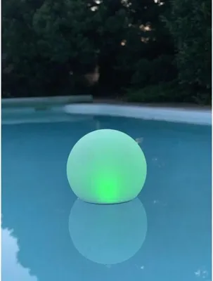 Image de Boule Solaire Flottante, 30cm, Multicolore, Étanche, Avec Télécommande