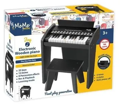 Zdjęcie produktu dla Pianino drewniane 25 klawiszy - MeMe