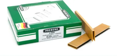 Produktbild von Prebena E Klammern 25mm verzinkt BeA Paslode Schneider Würth 90 Senco L KL-12 4,6M