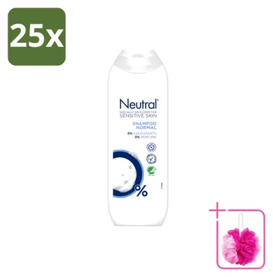 Zdjęcie produktu dla 25 sztuk szamponu neutralnego do skóry wrażliwej - 250 ml - opakowanie ekonomiczne
