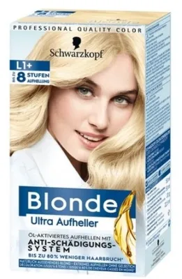Produktbild von Schwarzkopf Blonde ULTRA AUFHELLER, Blond, L1+, EXTREM AUFHELLER, Frauen, Box, 1 Stück(e)