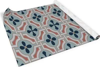 Produktbild von Florales muster– Möbelfolie selbstklebend – PVC Klebefolie für Möbel – Küche – Schränke – Möbelrenovierungsfolie – Möbeldekorfolie – 100x50 cm