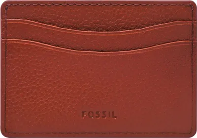 Imagen del producto de FOSSIL tarjetero Anderson Card Case Orange Multi naranja
