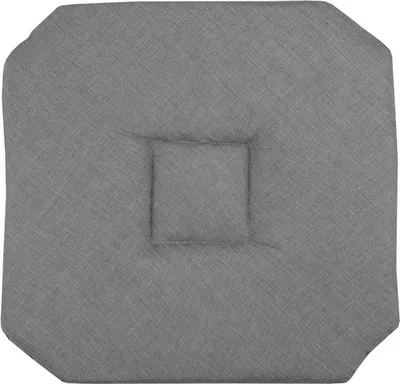 Obrázok produktu pre STOF | Sedací vankúš - BEA - 40x40 cm - antracitový - pohodlný a elegantný dizajn - stabilná opora