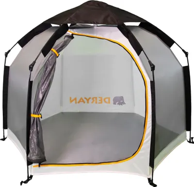 Produktbild von DERYAN Up To Go Kinderbox - Tragbare Kinderbox - Pop-Up-Reisebox - Strandzelt - Creme