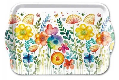 Produktbild von Ambiente Tablett leuchtendes Frühlingsweiß