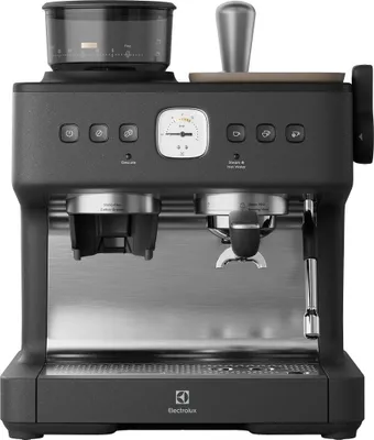 Produktbild von Electrolux E8EC1-8BP, Espressomaschine, 3 l, Kaffeebohnen, Gemahlener Kaffee, Eingebautes Mahlwerk, 2200 W, Schwarz