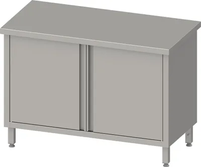 Immagine prodotto di Armadio da lavoro con ante a battente, 700x700x850 mm, senza supporto, saldato