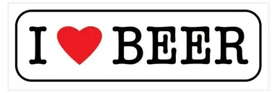 Obrázek produktu pro I love Beer – 30,5 x 91,5 cm – plakát