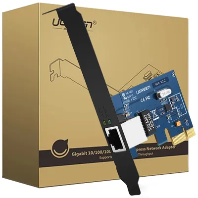 Zdjęcie produktu dla Ugreen US230, Wewnętrzny, Przewodowa, PCI Express, Ethernet, 1000 Mbit/s