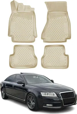 Image de 2008-2011 Audi A6 Limo Allroad Avant tapis de sol TPE Beige 4 pcs