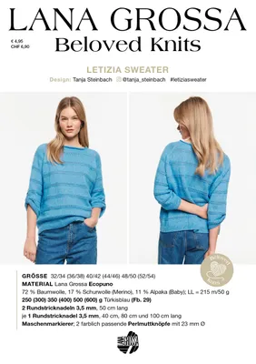 Produktbild von Lana Grossa LETIZIA SWEATER Beloved Knits No. 3  