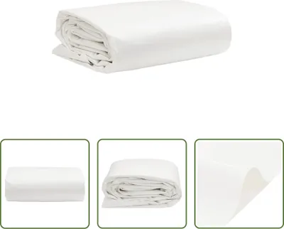 Produktbild von The Living Store Abdeckplane Weiß 2,5x3,5 m 650 g/m²