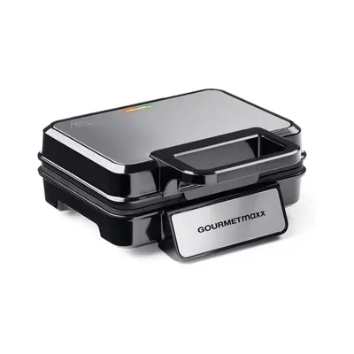 Produktbild von Gourmetmaxx Waffeleisen für Belgische Waffeln, 2 Waffel(n), Rechteckig, Schwarz, Edelstahl, Aluminium, Edelstahl, Edelstahl, 0,75 m