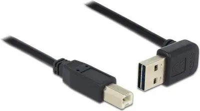 Produktbild von DeLOCK 85558, 1 m, USB A, USB B, USB 2.0, 480 Mbit/s, Schwarz