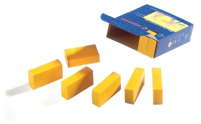 Produktbild von Stockmar Wachsmalblöcke - Einzelfarben - 12 Blöcke, Rotbraun