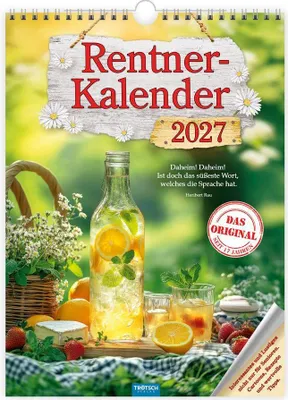 Produktbild von TRÖTSCH - Classickalender Rentnerkalender 2027