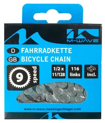 Produktbild von M-wave 9s Kette Silber 116 Links Silber 116 Links
