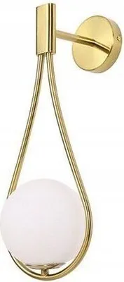 Produktbild von tooLight Wandlampe App603-1W Kugel Gold 1-Lichtquelle G9 15,5X12X40Cm