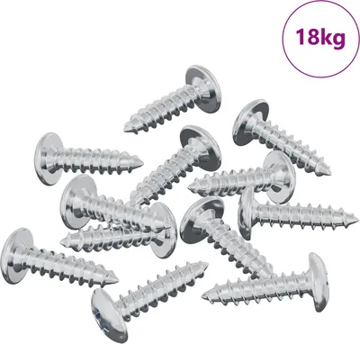 Immagine prodotto di vidaXL Vite 13636 pz Argento M4 x 16 mm acciaio