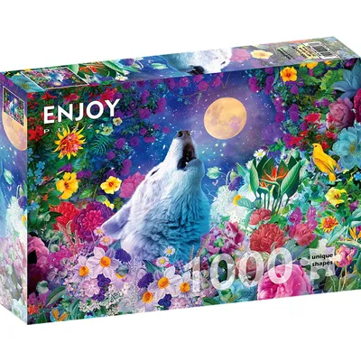 Produktbild von Puzzle mit 1000 Teilen Enjoy – Wolfsmond