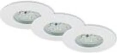 Produktbild von LED Einbauleuchten Einbaulampe 3er Set IP44 400 Lumen 5W weiß  Ø7,5 cm Briloner