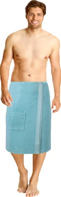 Produktbild von Betz Herren Frottee-Saunakilt mit Klettverschluss 100% Baumwolle  Farbe: grün