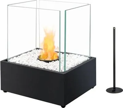 Produktbild von Feuerschale - Tischkamin TT-14 - Tragbar für Indoor und Outdoor inkl. Löschwerkzeug - Rußfrei