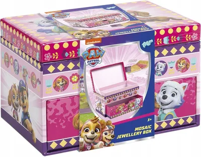 Produktbild von Totum Paw Patrol Schmuckkästchen Diamond Painting Kreativ-Set