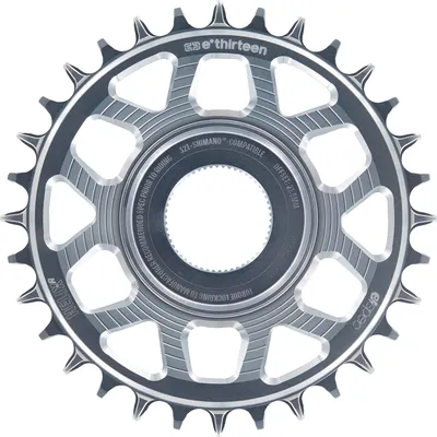 Image de e*thirteen Helix R e*spec Shimano EP8 Direct Mount Kettenblatt, 32 Z., argenté
