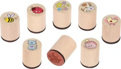 Produktbild von Goki Stempel Biene, Hund,... sortiert (1 Stück) SORTIERT