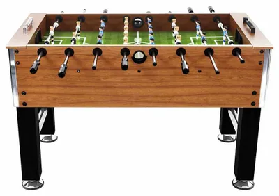 Obrázok produktu pre vidaXL Stolný futbal Oceľ 60 kg 140x74,5x87,5 cm Svetlo hnedá a čierna