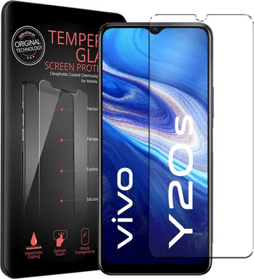 Produktbild von 2x Schutzfolie für Vivo Y20s Handyfolie Panzer Schutz Glas Folie Displayschutz