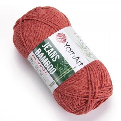 Produktbild von Yarn Art Jeans Bamboo 142 Terracotta Strickgarn