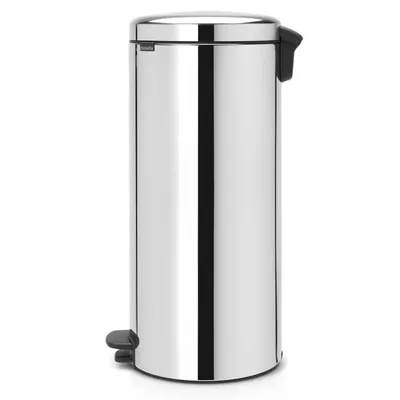 Produktbild von Brabantia Newicon Treteimer, Mülleimer, Abfalleimer, Brilliant Steel, 30 L, 114366