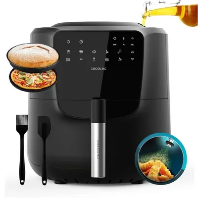 Obrázek produktu pro Cecotec Cecofry Rain Pack, Fritéza s nízkou spotřebou tuku, 5,5 l, 0,6 kg, 70 °C, 200 °C, 60 min