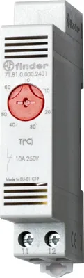 Image de Thermostat pour tableau de distribution 1NC, 10A - Thermostat pour boîtier -20 ... 40 °C 7T.81.0.000.2401