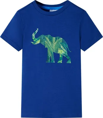 Image de T-shirt pour enfants bleu foncé 140