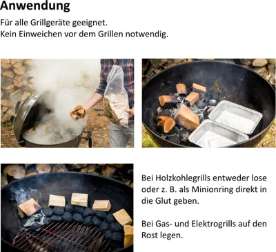 Produktbild von Axtschlag Wood Chunks Oak- Eiche