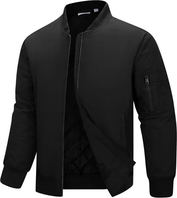 Produktbild von Bomberjacke Herren, wasserdicht, winddicht, leichte Blouson, 4 Taschen, für Herbst