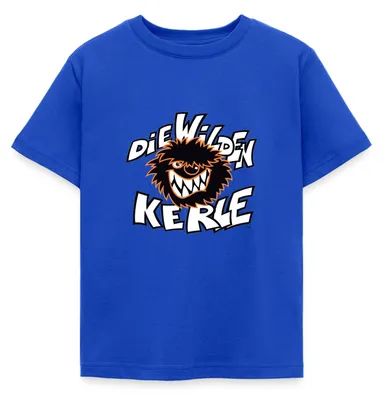 Produktbild von Spreadshirt Die Wilden Kerle Logo Kinder T-Shirt, 110/116 (5-6 Jahre), Royalblau