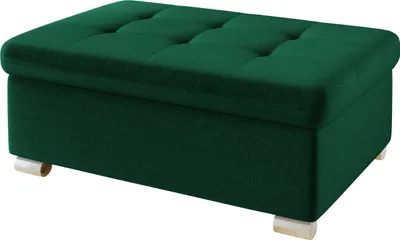 Produktbild von MIRJAN24 Polsterhocker Niko Groß, Stilvoll Sitzhocker vom Hersteller, Moderne Hocker (Farbe: Kronos 19)