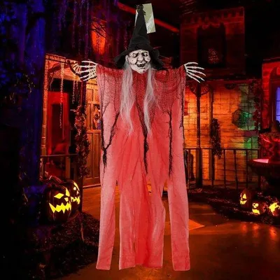Image de Décoration d'Halloween : fantôme suspendu, jouet, accessoire, pour l'intérieur et l'extérieur