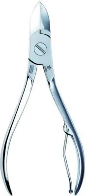 Productafbeelding van Pfeilring - Nagelklemmen, gepolijst, verchroomd, met bevestigingsplaat, 110 mm