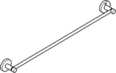 Immagine prodotto di GROHE Essentials portasalviette 654 mm nero opaco